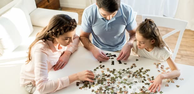 Dominika nevie skladať puzzle