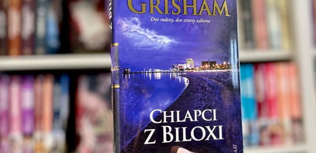 Je tu novinka od Johna Grishama - Chlapci z Biloxi. Prepracovaný príbeh s typickými zvratmi a prekvapeniami.